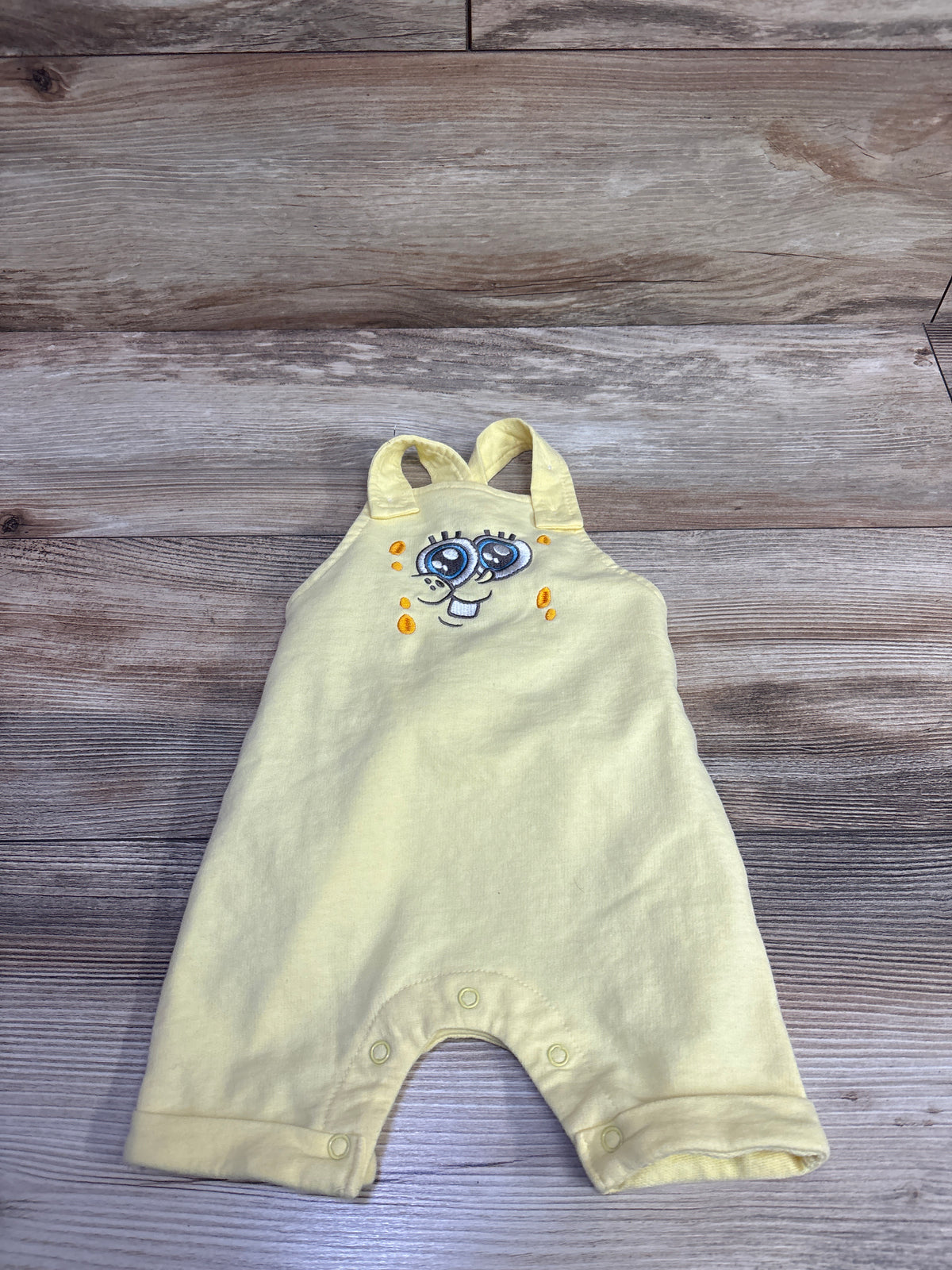Boxlunch Spongebob Squarepants Chibi Shortalls Yellow sz 6m