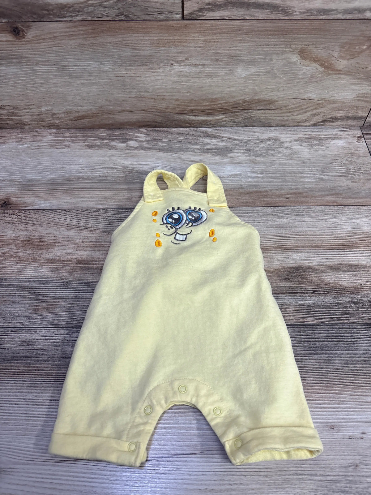 Boxlunch Spongebob Squarepants Chibi Shortalls Yellow sz 6m