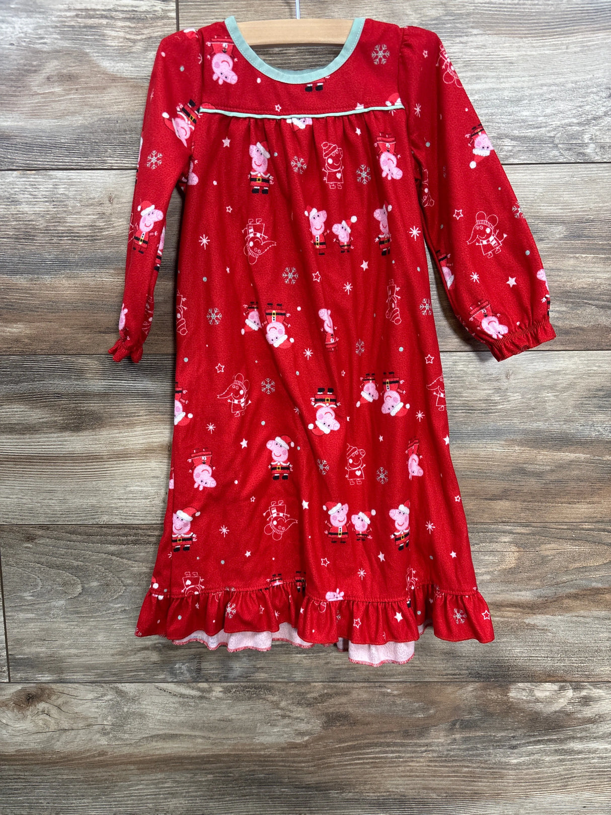 Peppa Pig Christmas Nightgown Red sz 2T