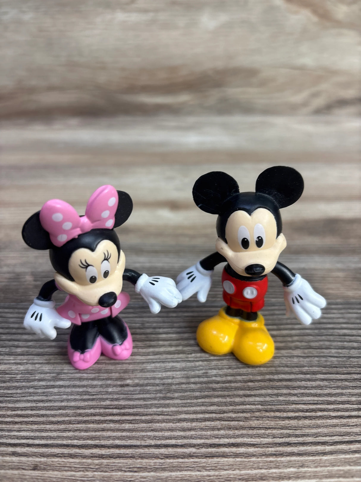 Disney Mickey & Minnie Action Figures 2pk