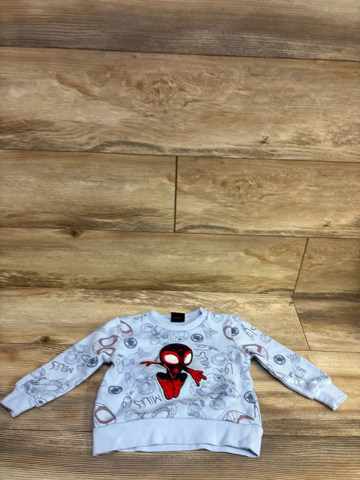 Marvel Spider-Man Pullover Sweatshirt Blue sz 18m