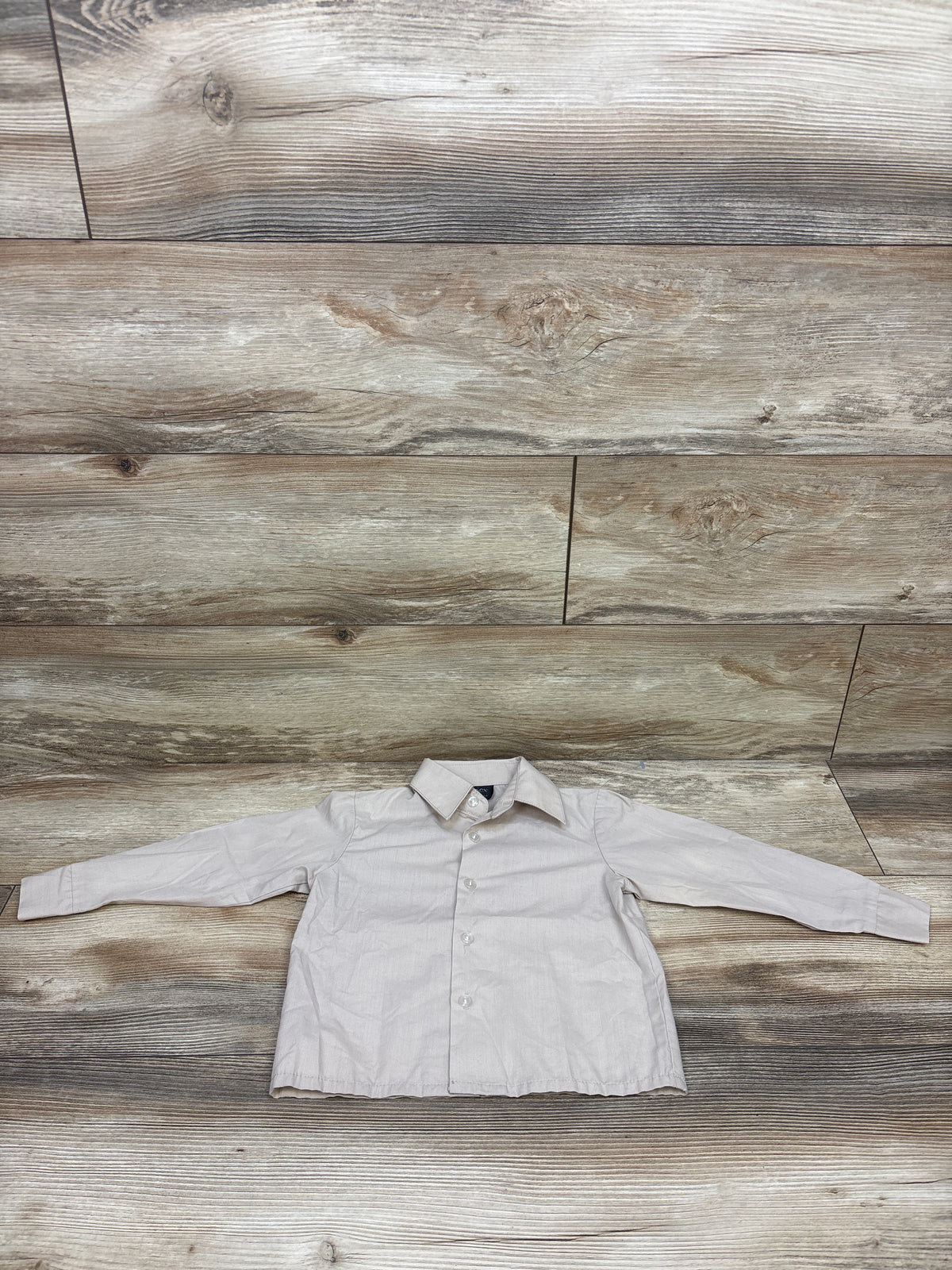 Fouger Button-Up Shirt Tan sz 3T