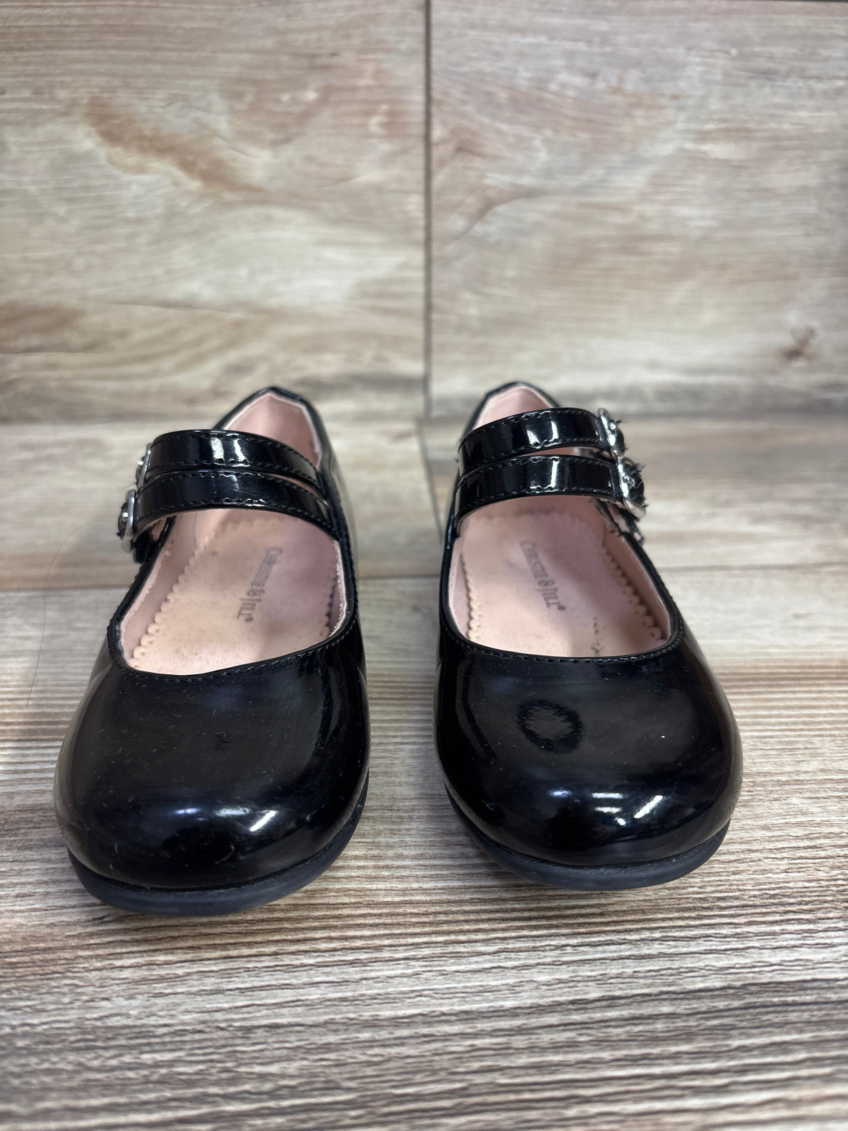 Christie & Jill Lil Dahlia Mary Jane Flats Black sz 8c