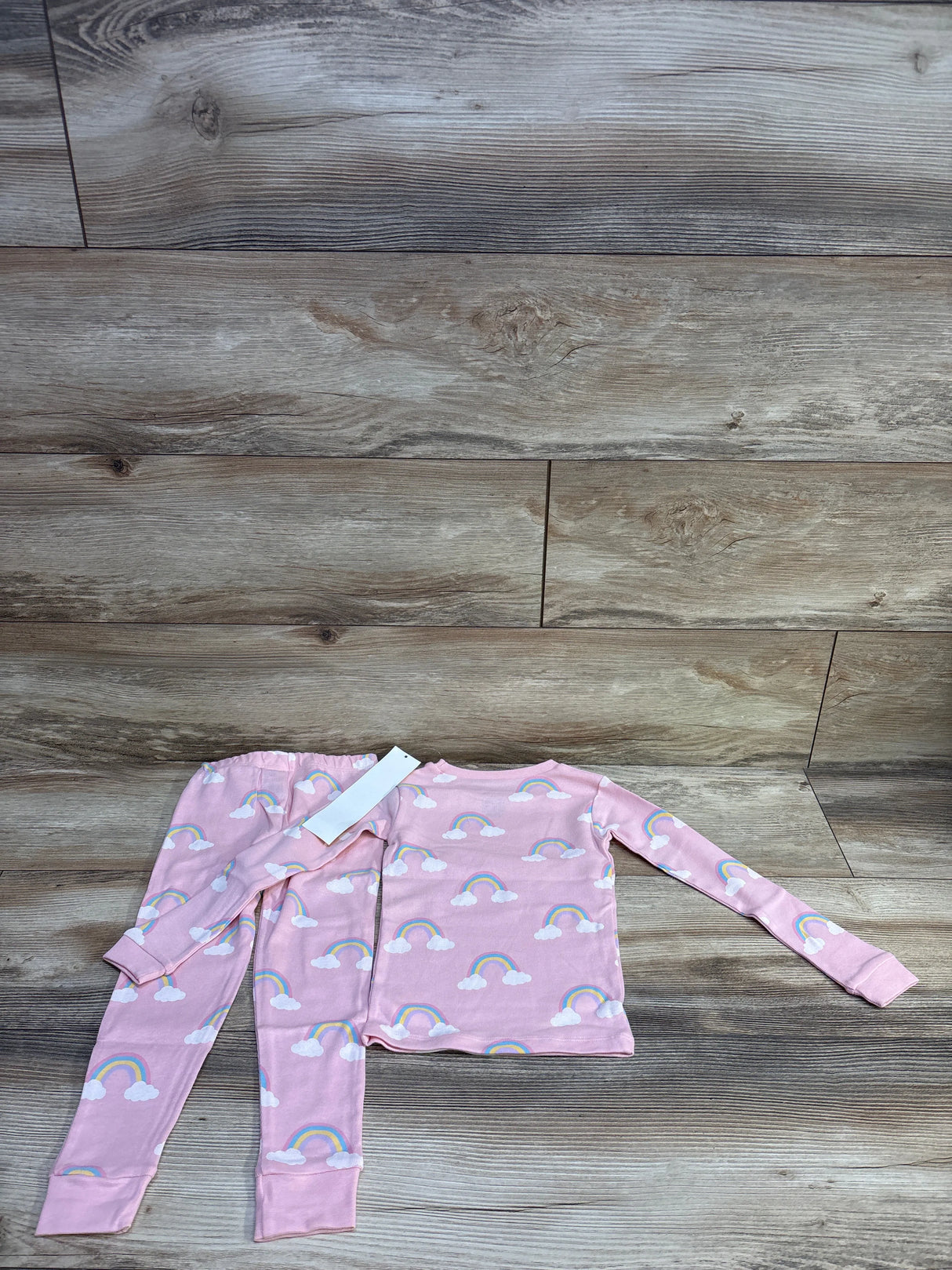 NEW Monica + Andy 2pc Rainbow Pajama Set Pink sz 3T