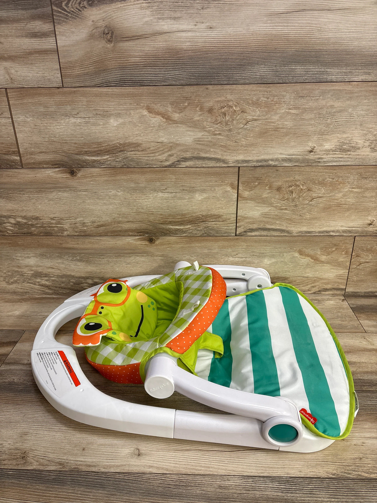 Fisher Price Sit-Me-Up Floor Seat Citrus Frog