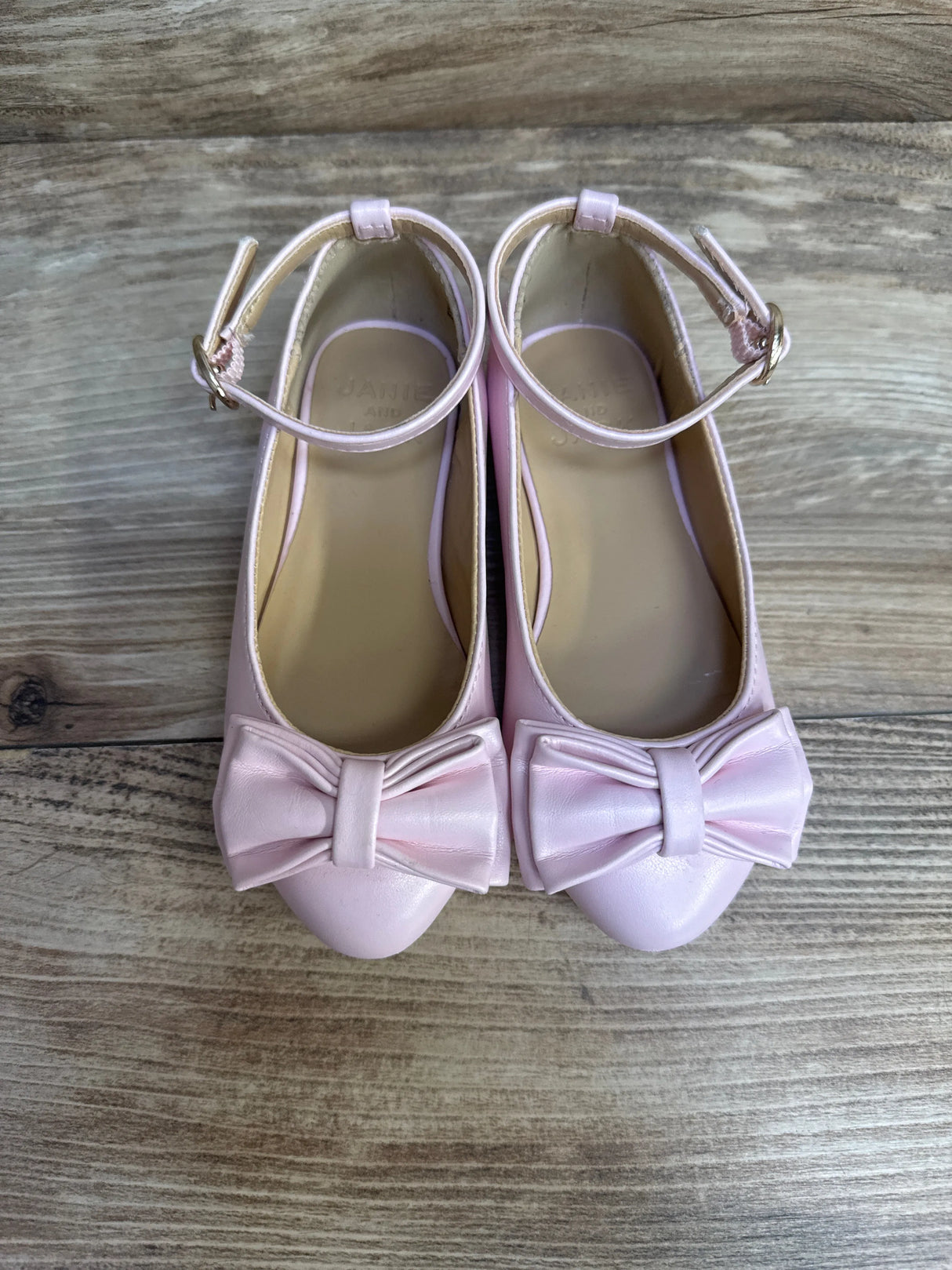 Janie & Jack Patent Bow Ballet Flat in Cotton Candy Pink sz 7c - Me n Mommy To Be