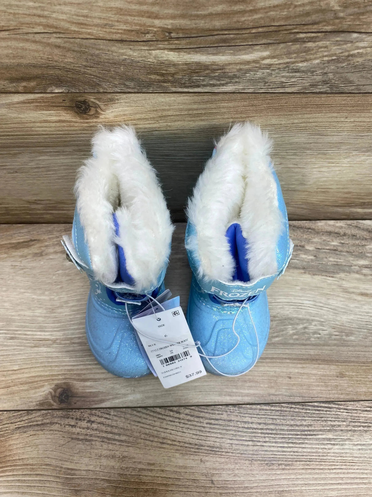 NEW Toddler Girls' Frozen Light-Up Winter Snow Boots sz 6c - Me n Mommy To Be