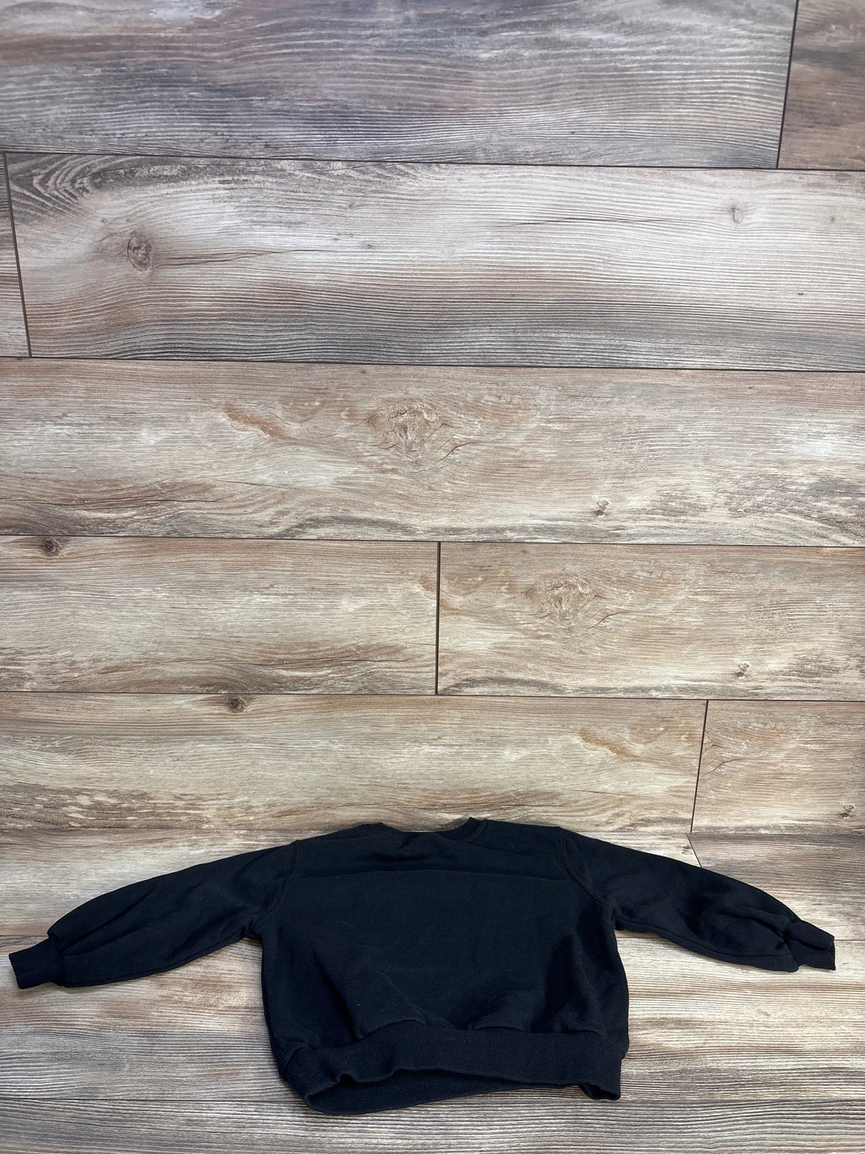 H&M Pullover Sequin Cat Sweatshirt Black sz 4T