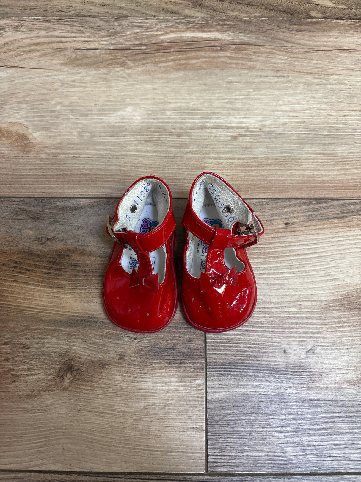 Mini Burbujas Flats Red sz 1/2c