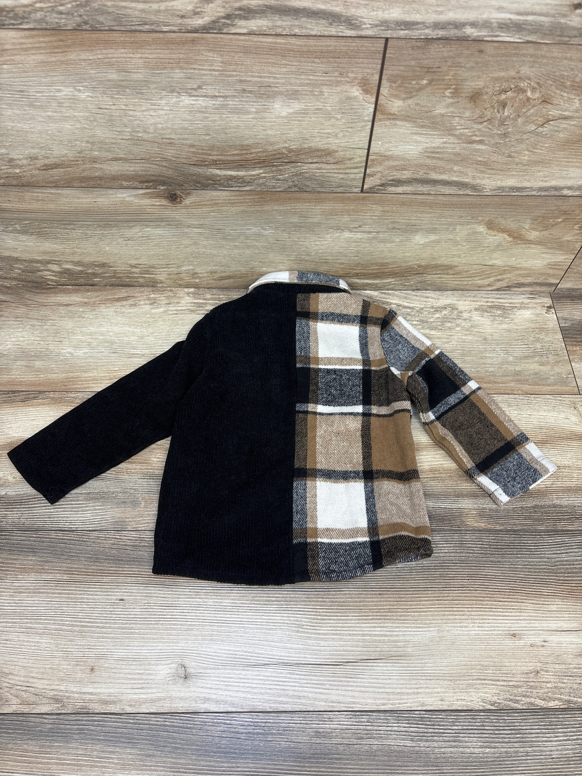 Shein Corduroy/Flannel Shacket Brown sz 4T