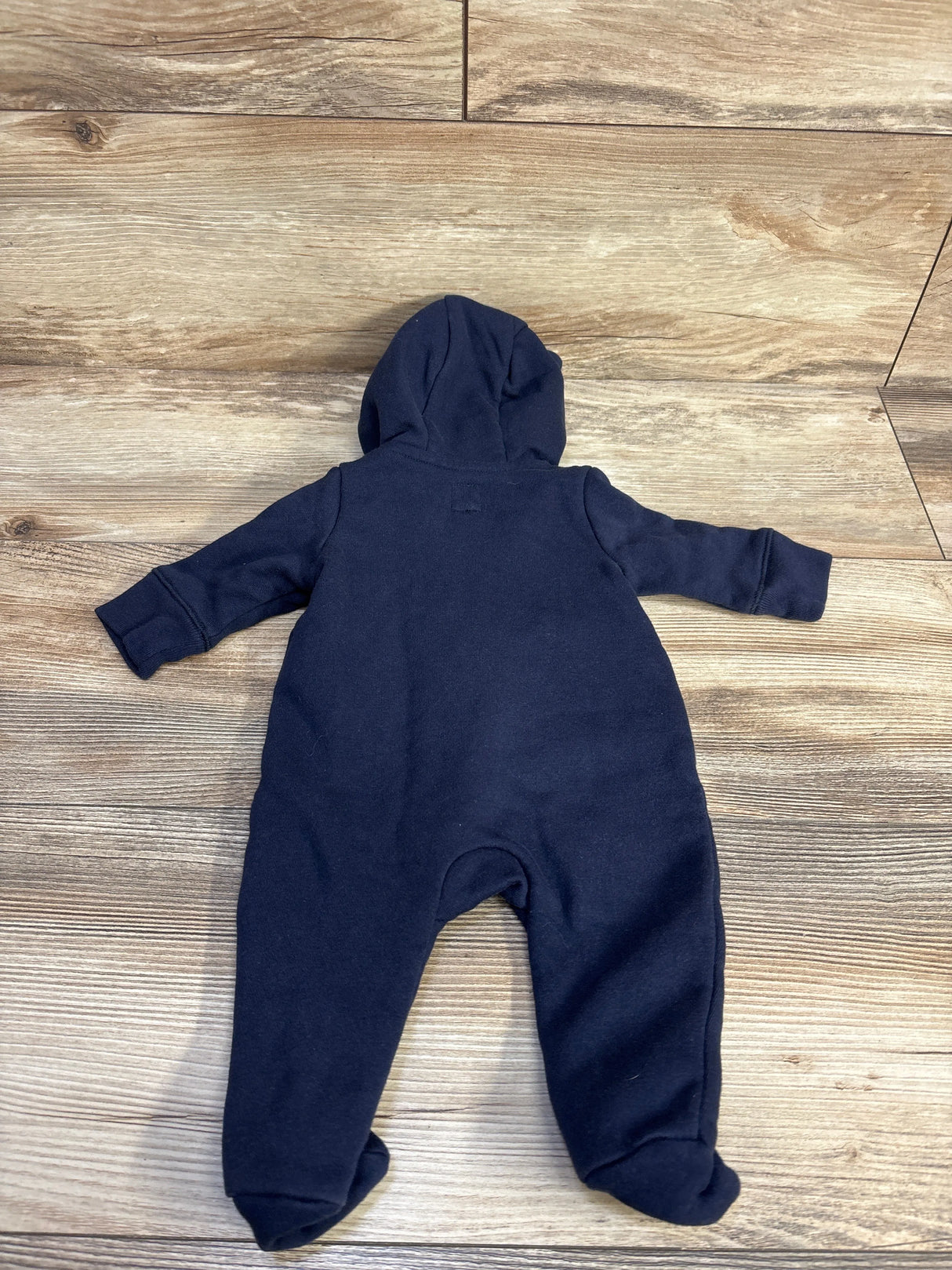 Baby Gap Logo Hooded Coverall Navy sz Newborn - Me n Mommy To Be