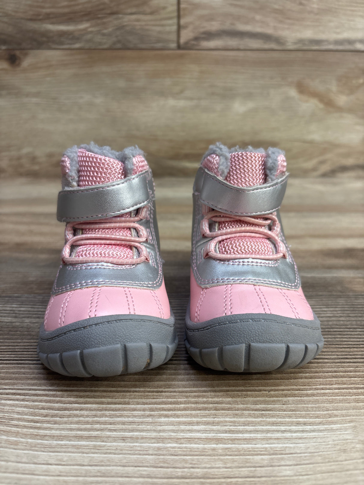 Wonder Nation Fur Lined Boots Pink sz 5c