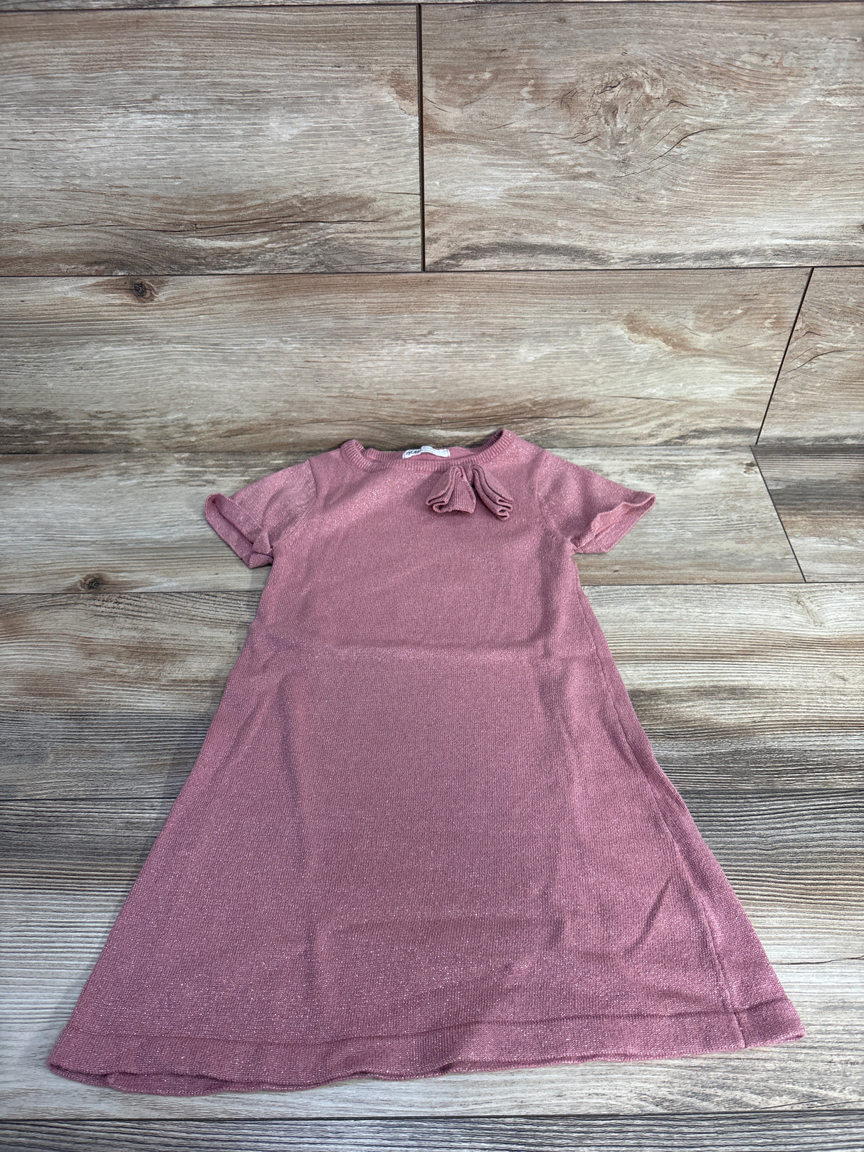 H&M Glittery Dress Pink sz 5T/6T