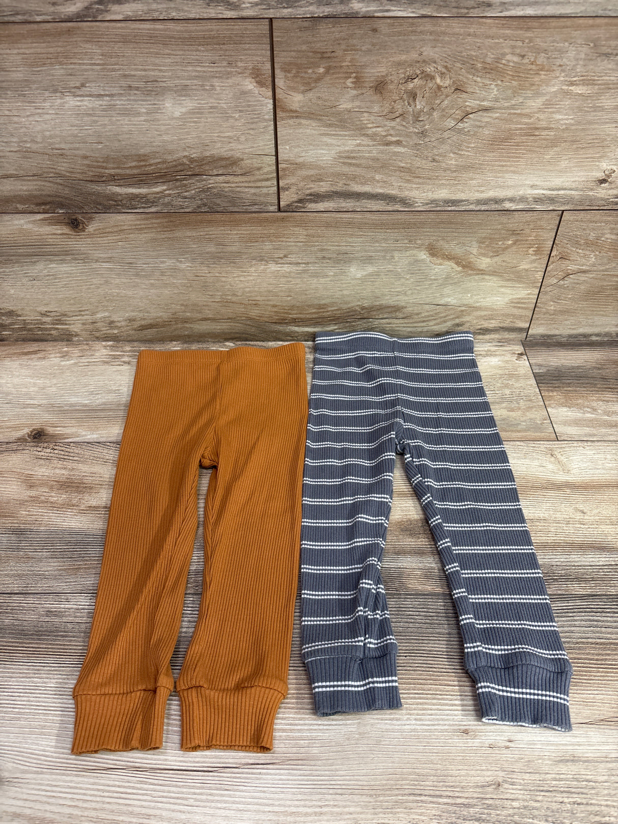 Pekkle 2pk Ribbed Pants Grey sz 24m