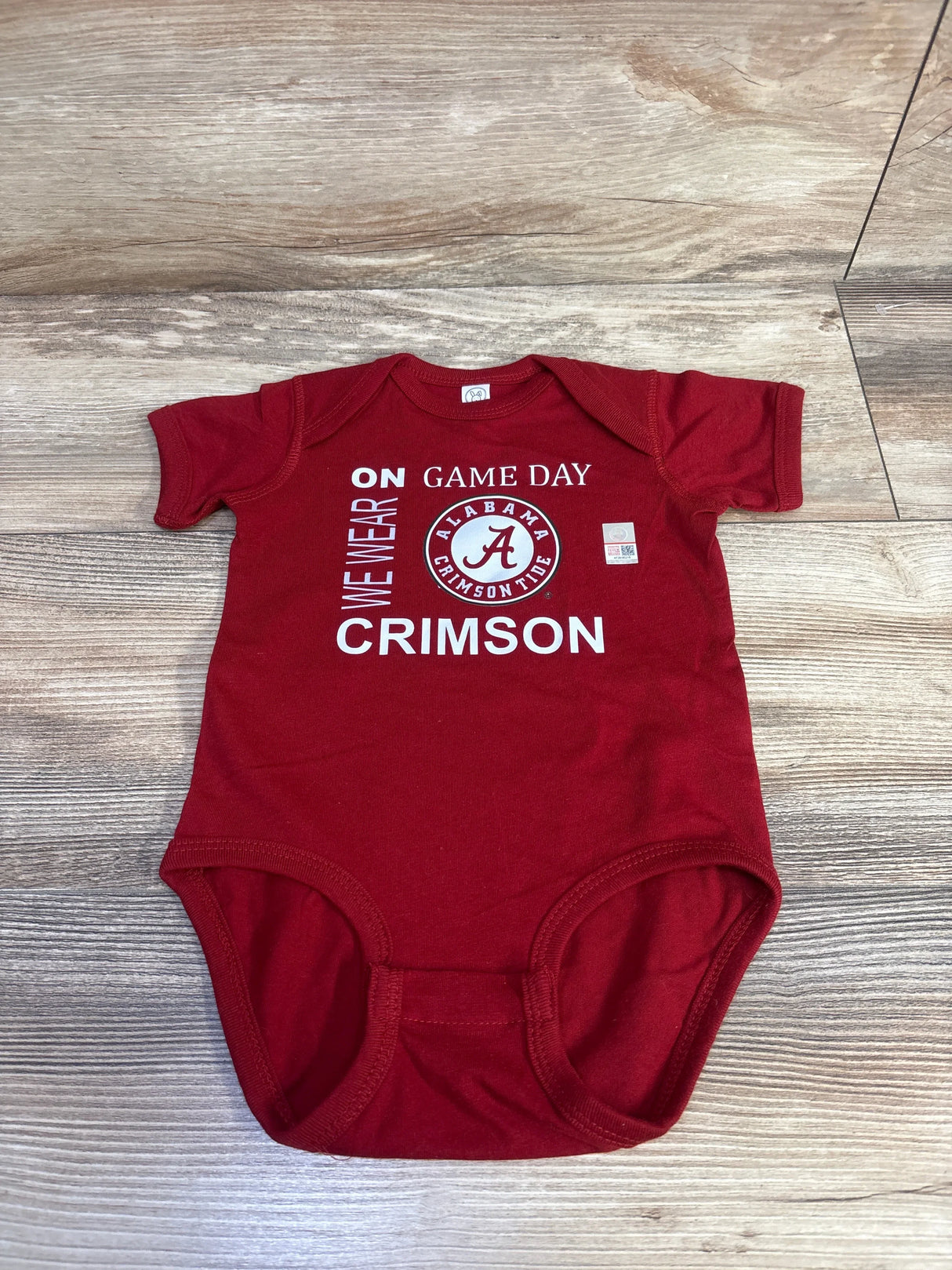Rabbit Skins Alabama Crimson Tide Bodysuit Red sz 12-18m