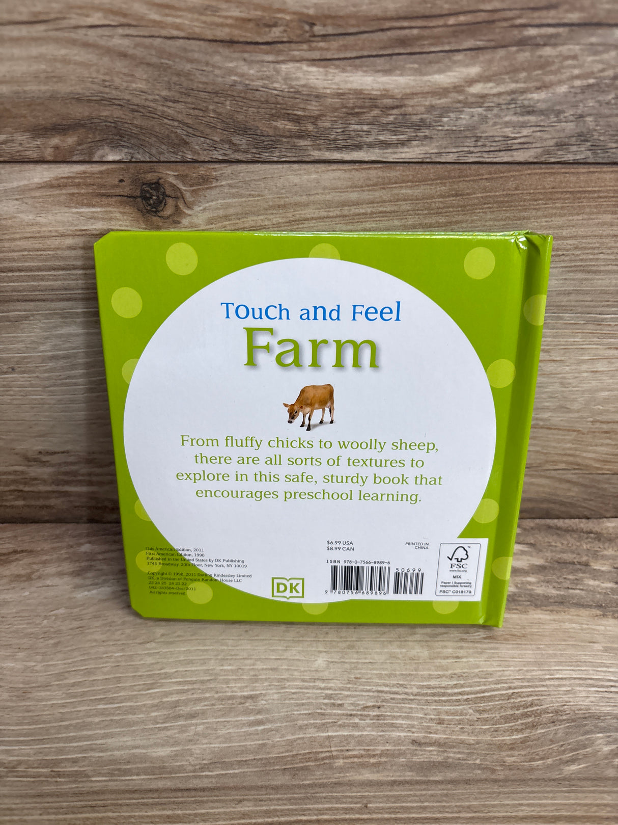 DK Touch and Feel Farm Board Book
