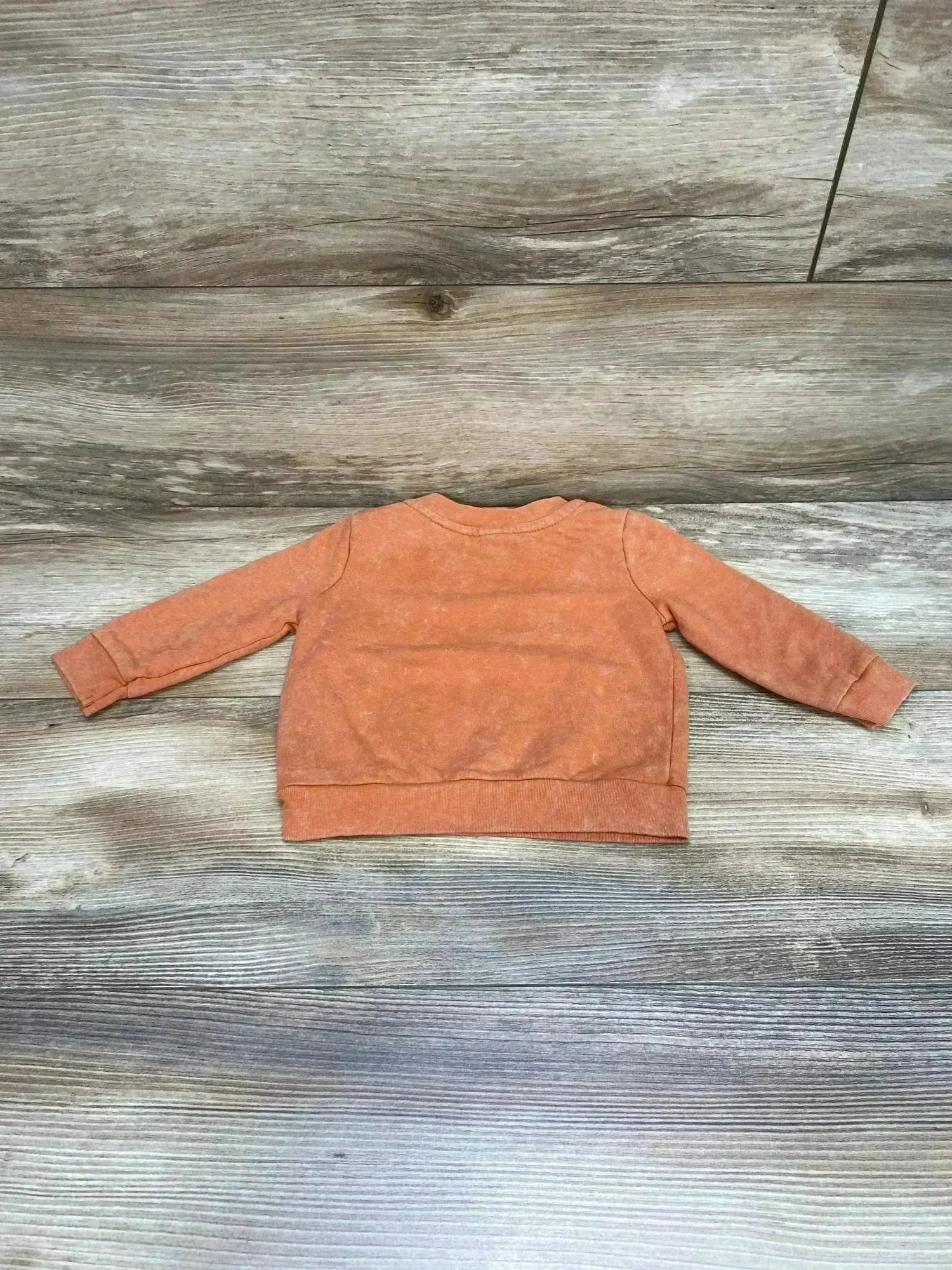 Cat & Jack Sweatshirt Orange sz 3-6m - Me n Mommy To Be