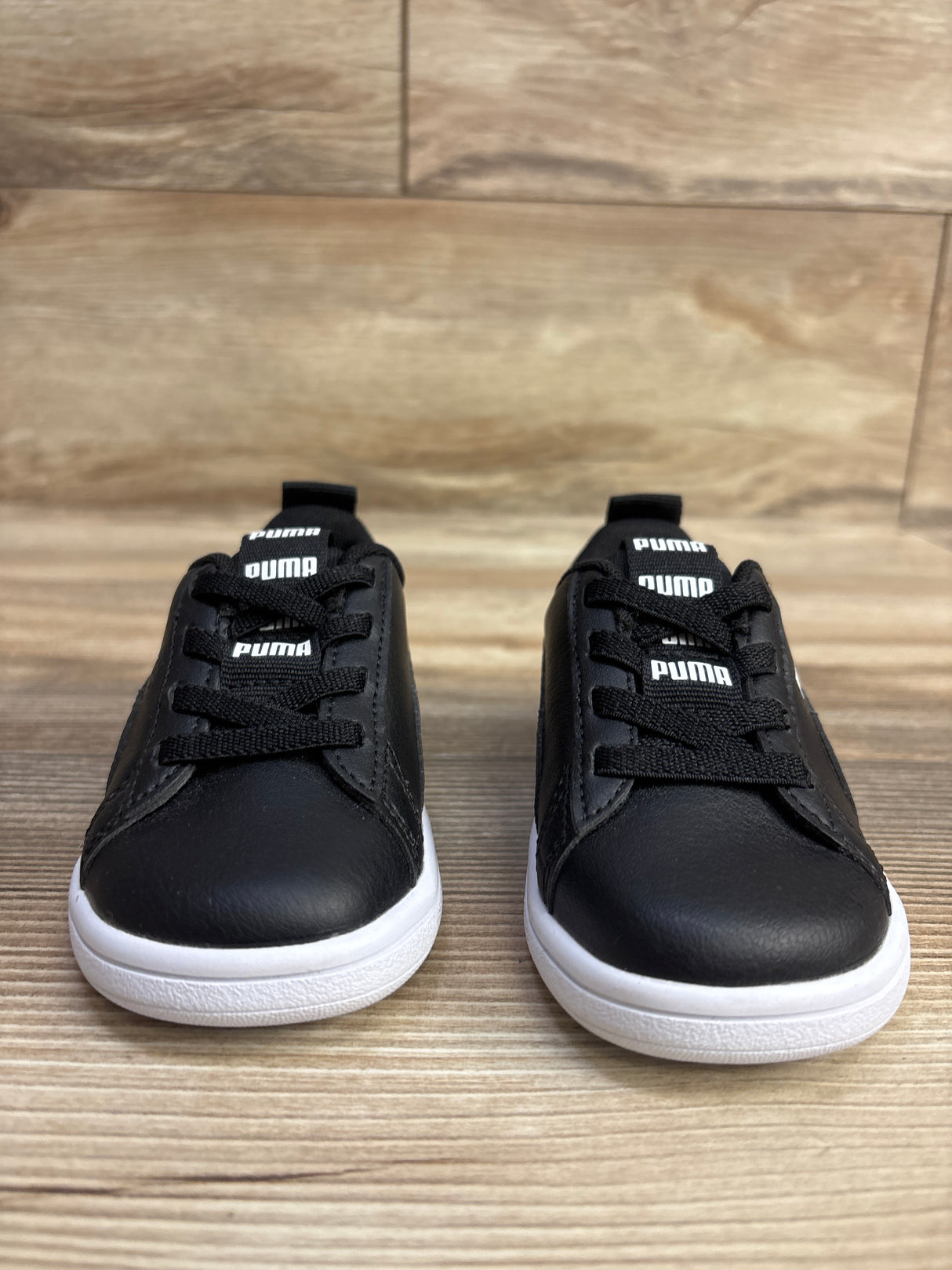 Puma Smash V2 Patent Sneakers Black sz 6c