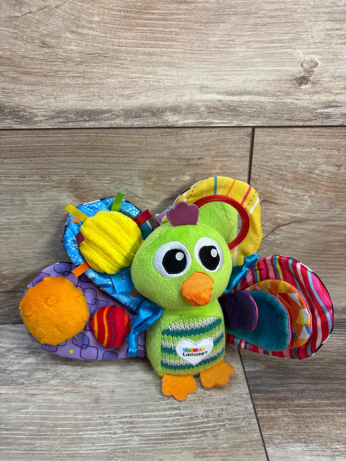 Lamaze Clip & Go Jacques The Peacock
