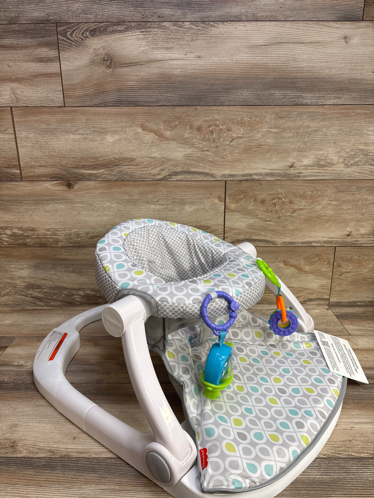 NEW Fisher Price Sit-Me-Up Floor Seat in Grey