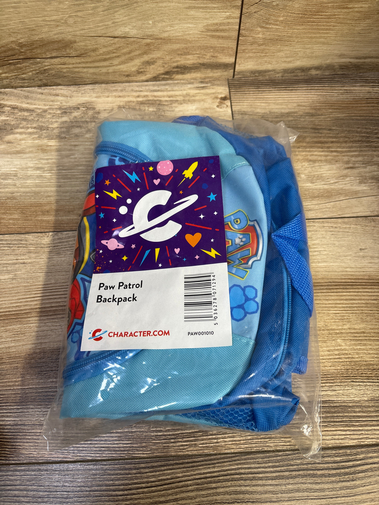 NEW Character PAW Patrol Backpack, Blue
