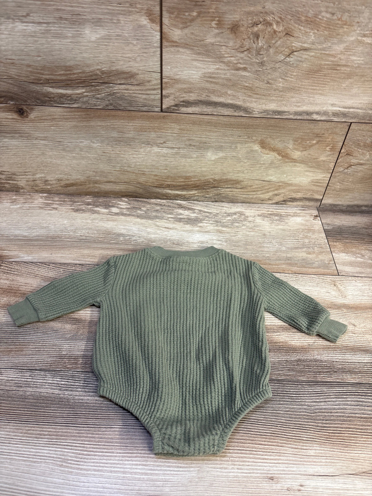 Old Navy Thermal Bubble Romper Green sz 0-3m
