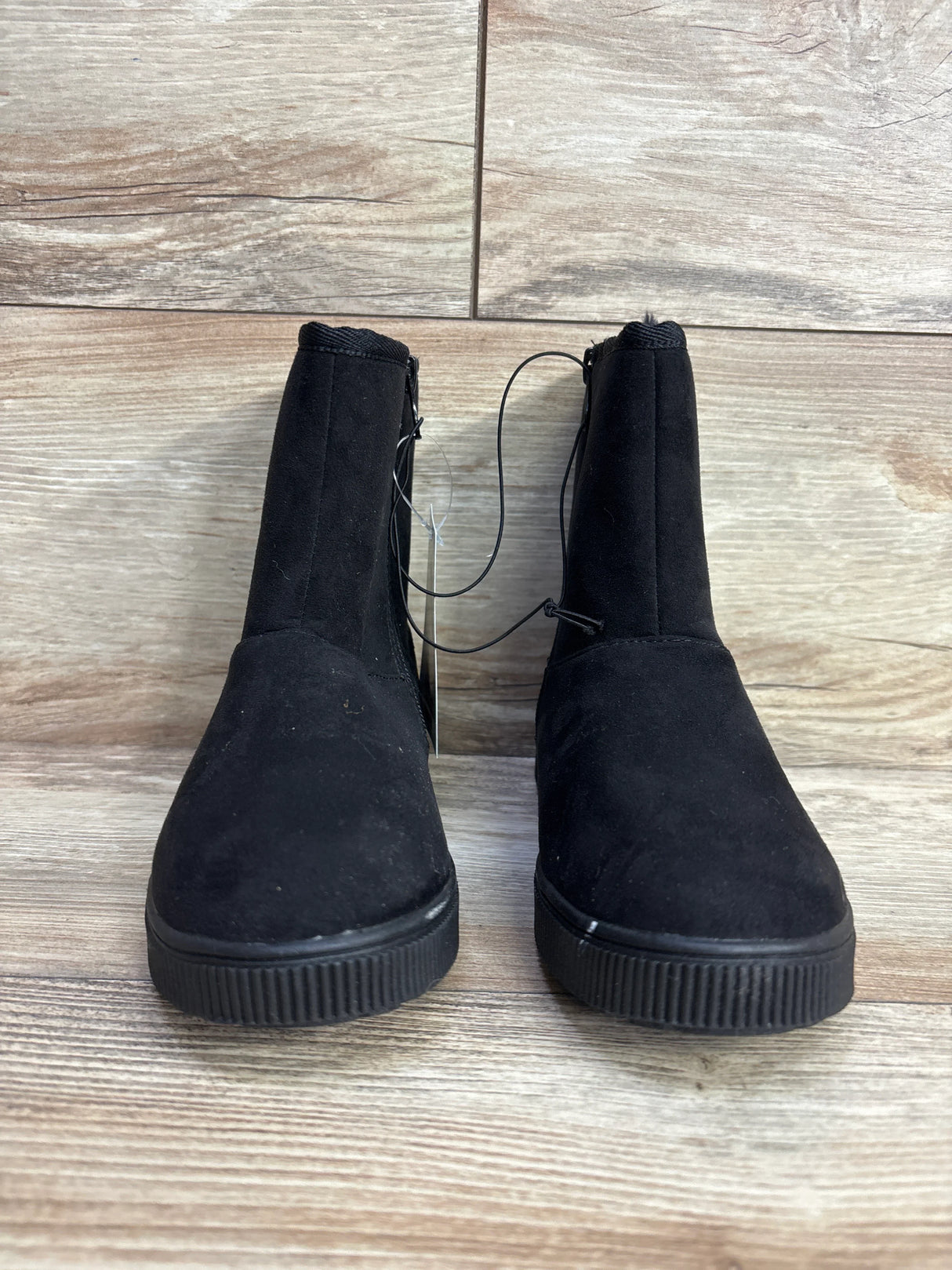 NEW Cat & Jack Holland Shearling Style Boots Black sz 13c
