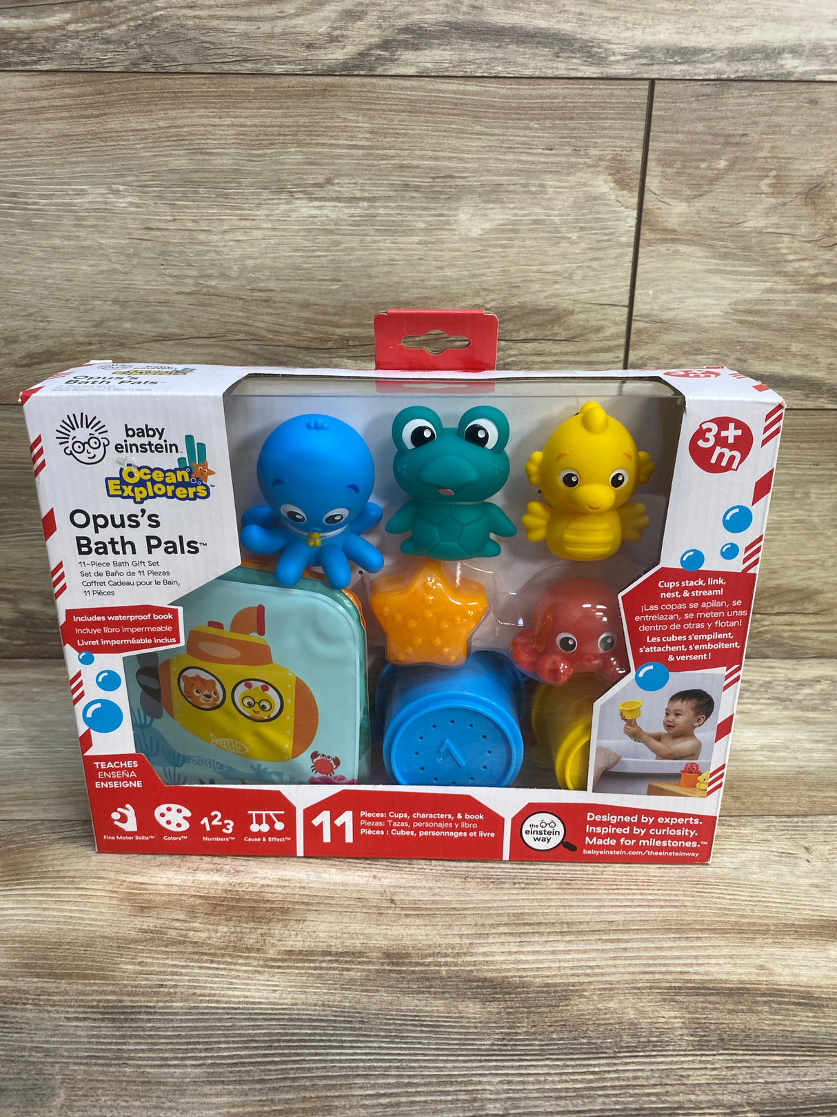 NEW Baby Einstein Opus's Bath Pals 11pc