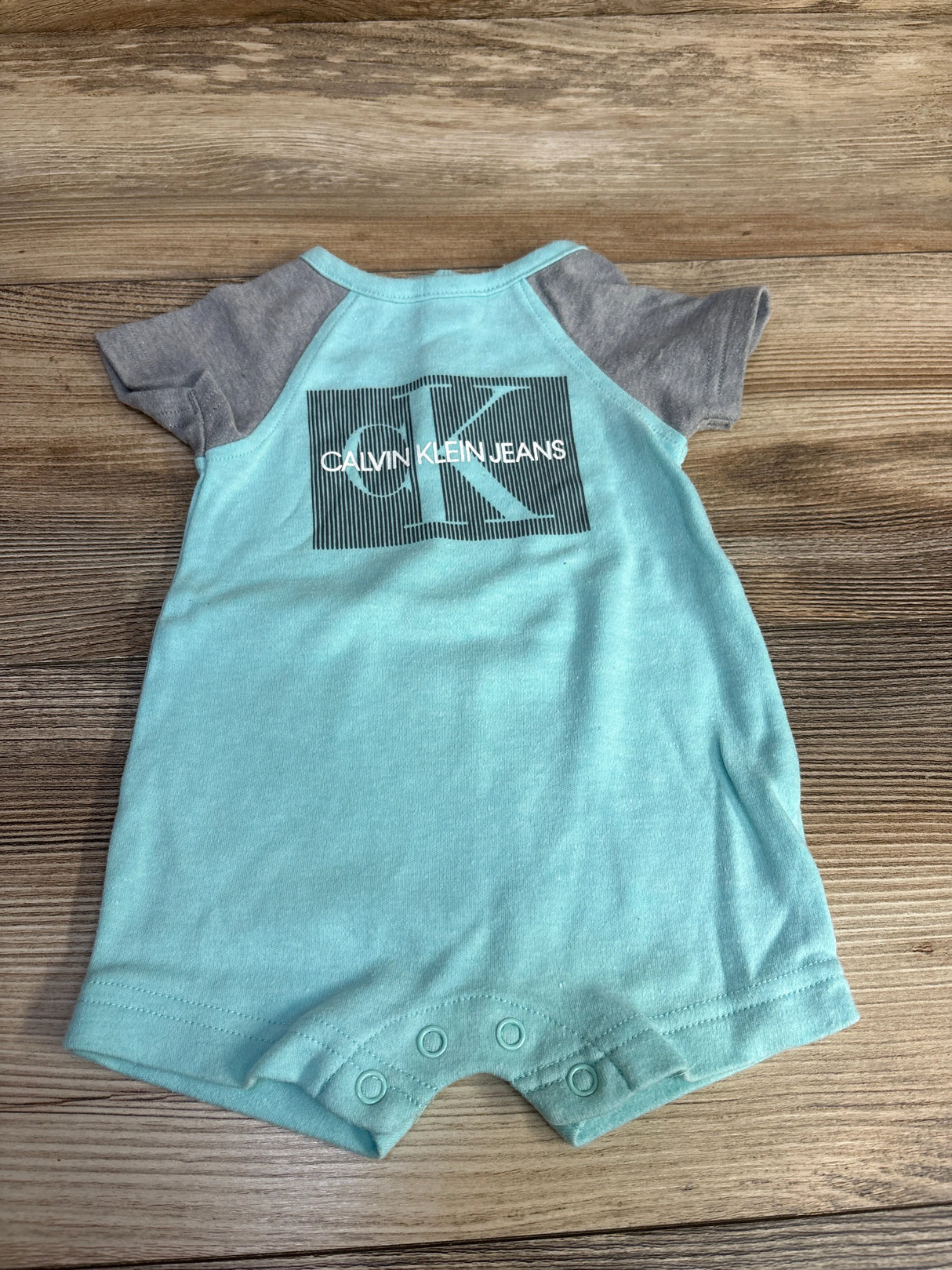 Calvin Klein Jeans Shortie Romper Blue sz 0-3m - Me n Mommy To Be