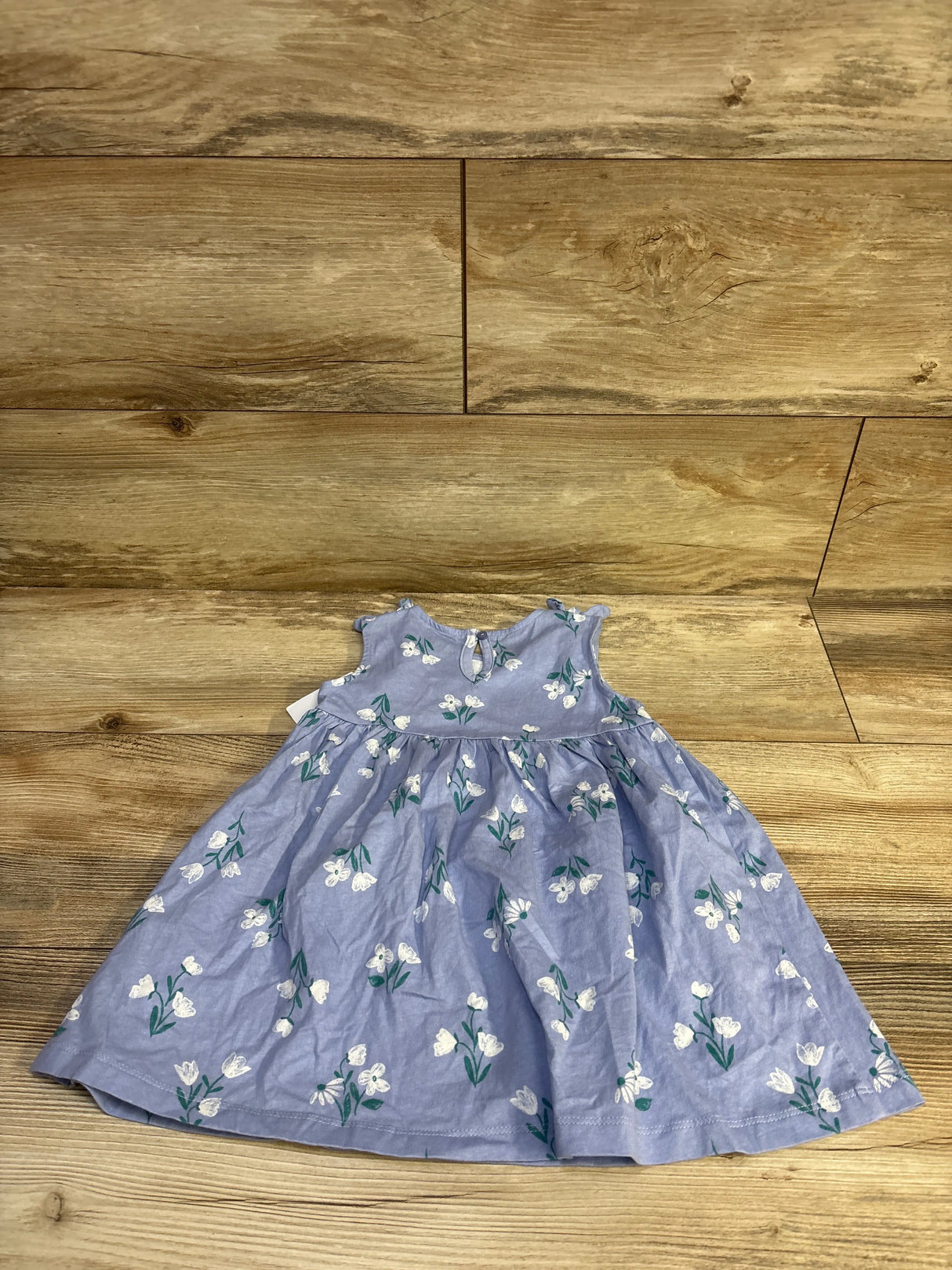 NEW Carter's Sleeveless Floral Dress Blue sz 24m