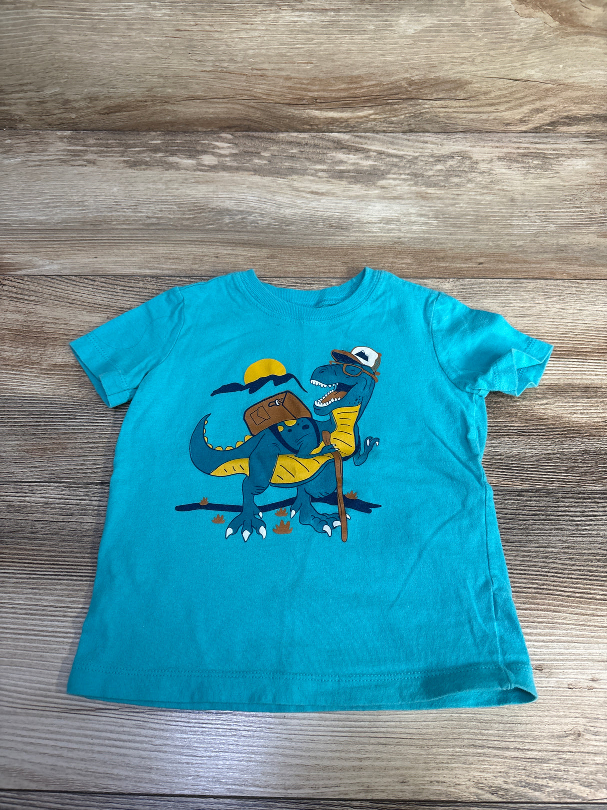 Carter's Dinosaur Shirt Blue sz 18m