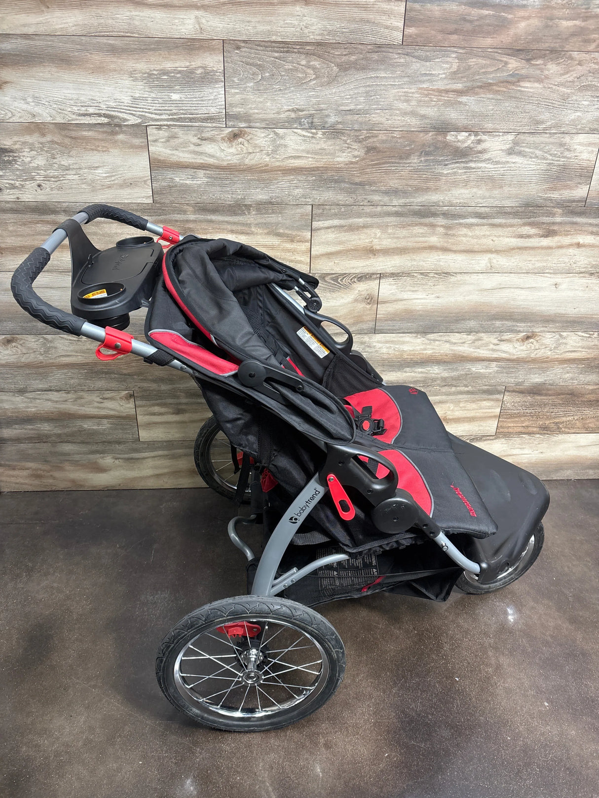 Baby Trend Expedition Double Jogging Stroller in Centennial Red