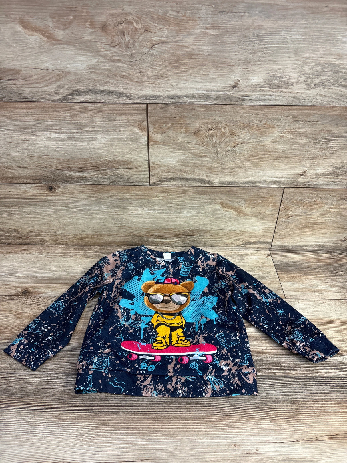 Shien 2pc Cool Bear Sweatshirt & Joggers Navy sz 4T