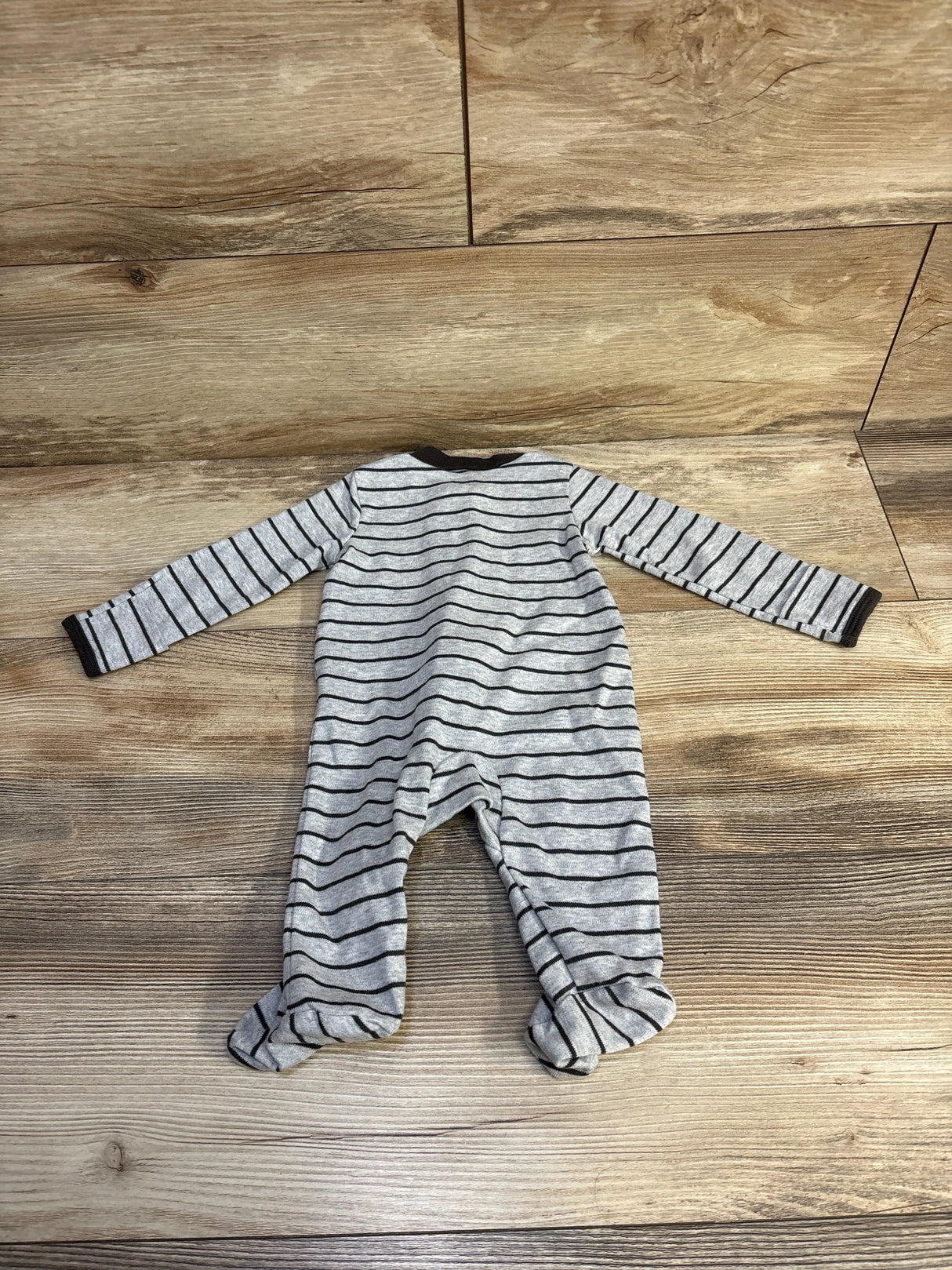 Carter's Truck Striped Sleeper Grey sz 3m