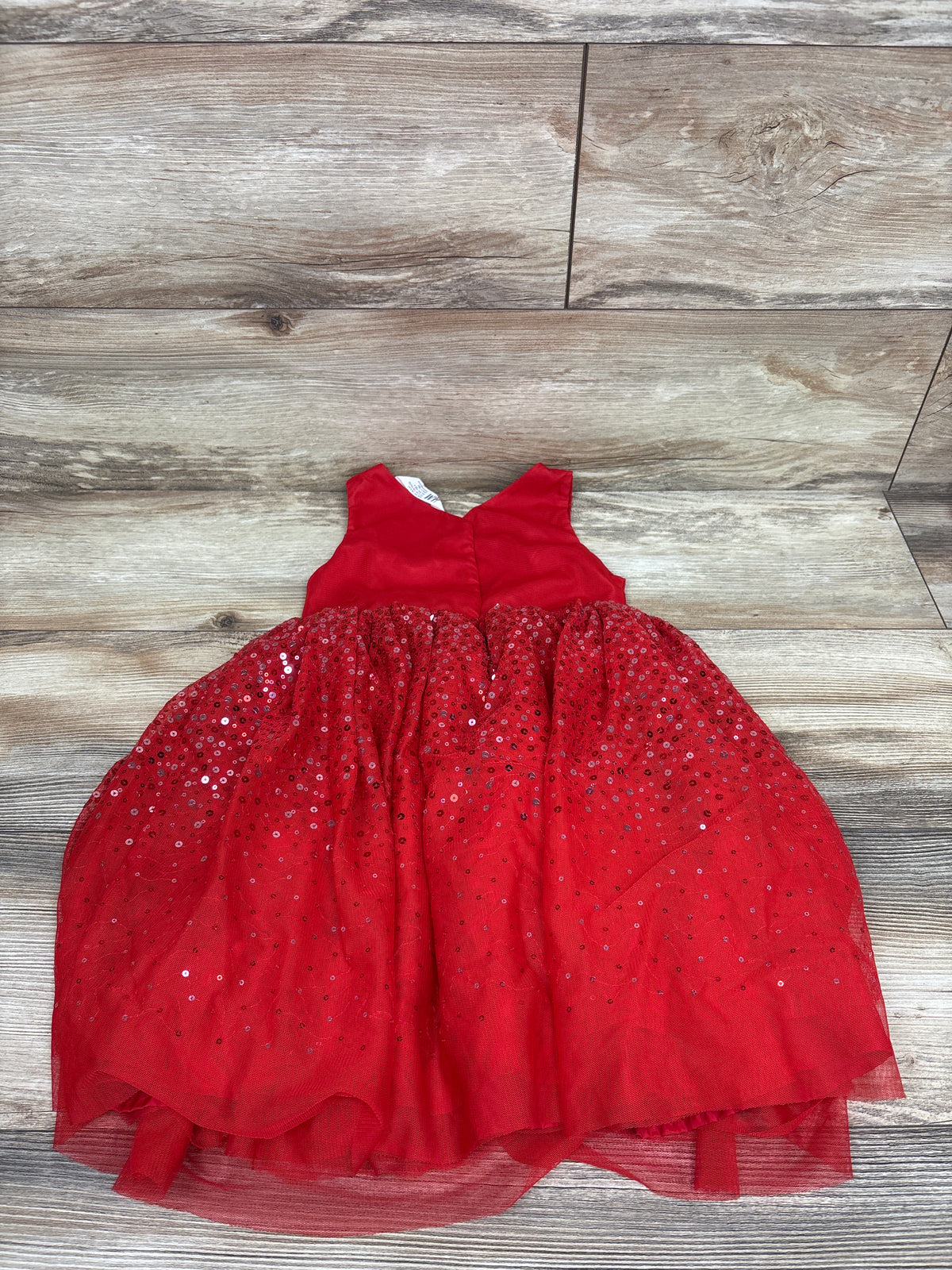 H&M Sleeveless Sequin Special Occasions Dress Red sz 3-4T