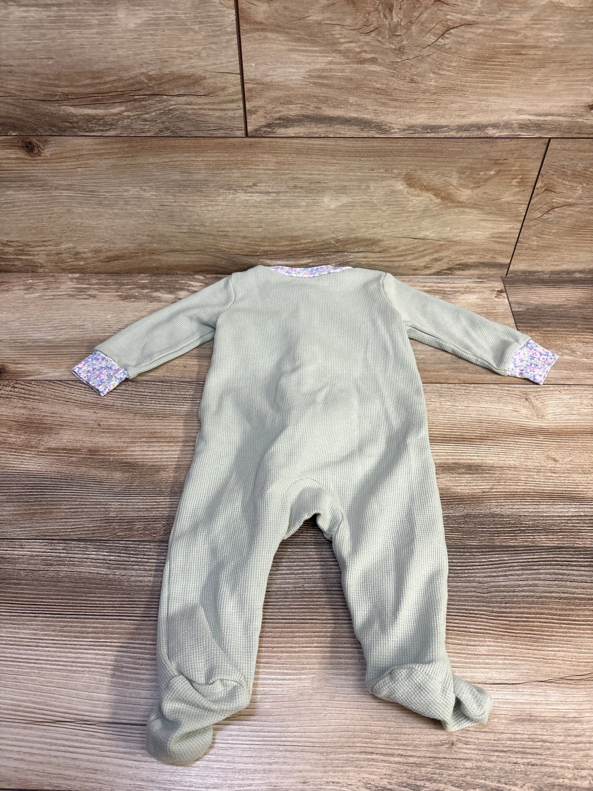 Just One You Waffle Knit Sleeper Green sz 6m