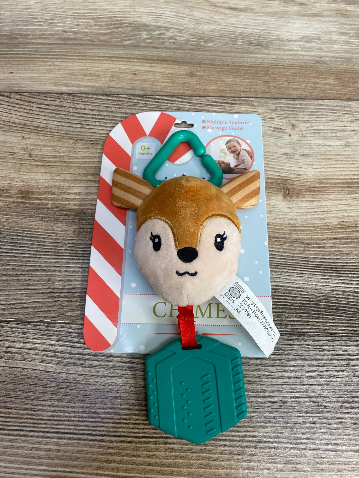 NEW Sunny Days Reindeer Chime Teether