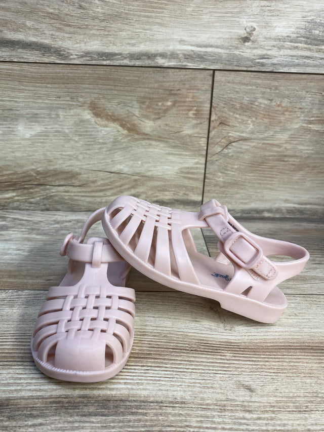 Cat & Jack Fisherman Jelly Sandals Pink sz 7c - Me n Mommy To Be
