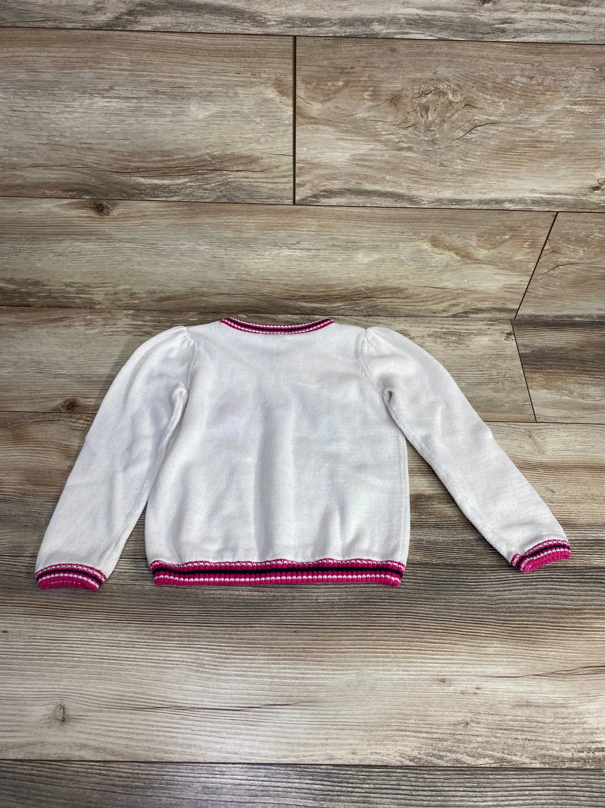 Gymboree Knitted Pull Over Cardigan Ivory sz 4T