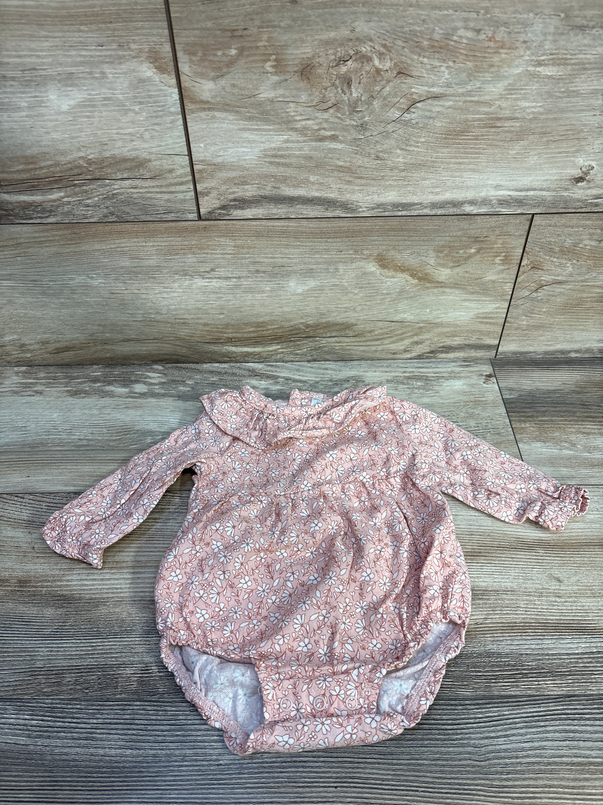 Just One You Floral Bubble Romper Pink sz 6m