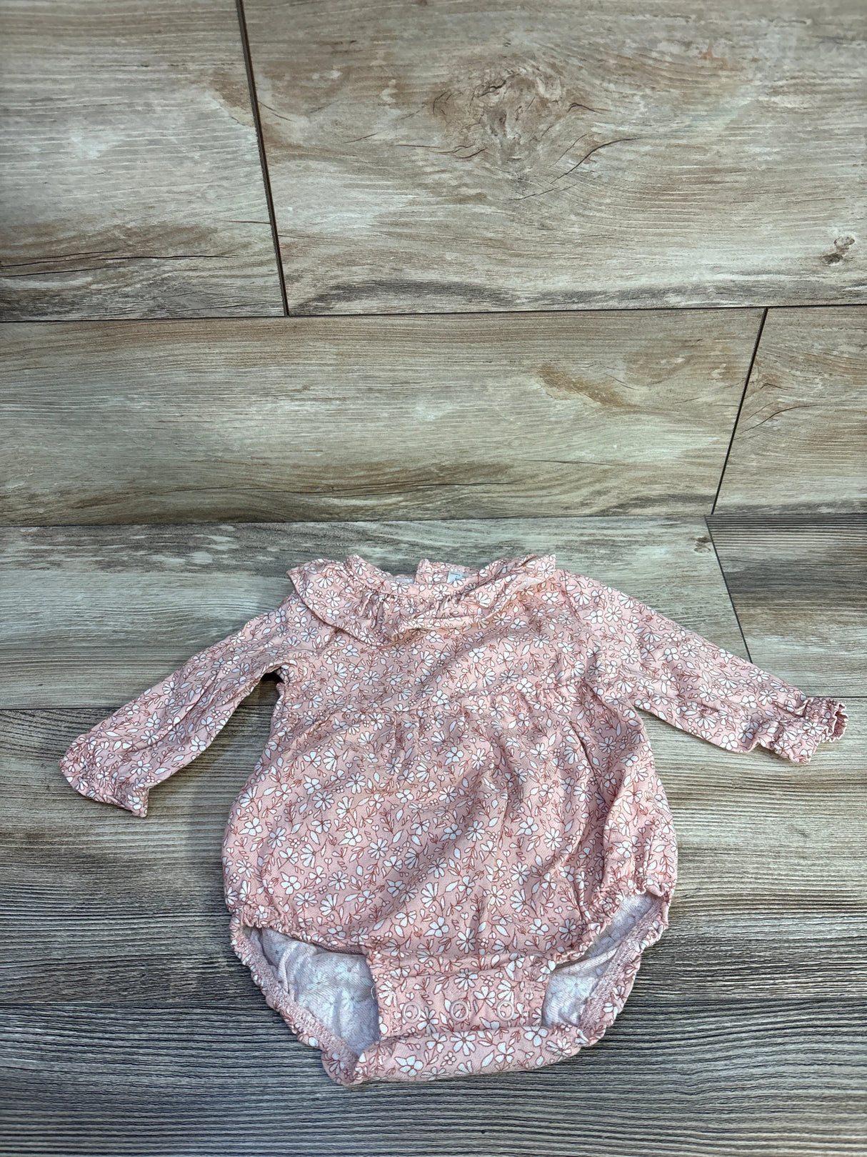 Just One You Floral Bubble Romper Pink sz 6m