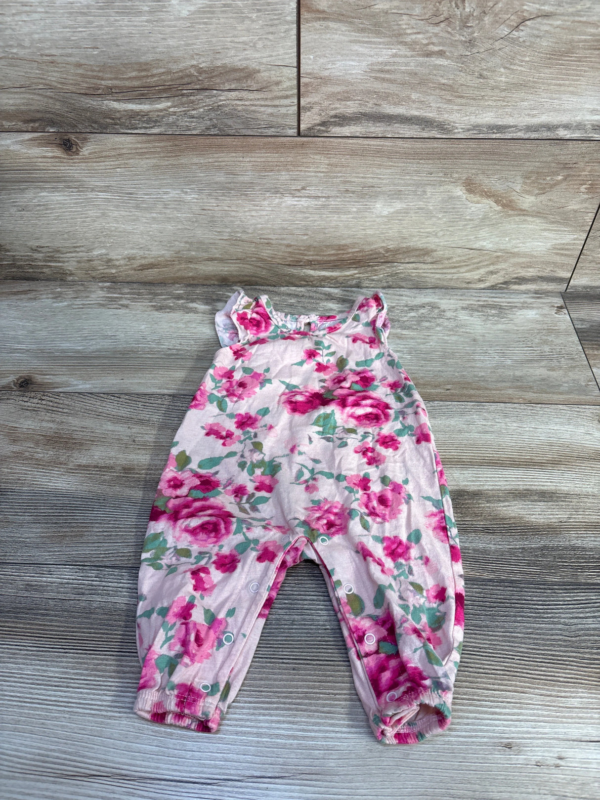 Children's Place Floral Jumpsuit Pink sz 0-3m