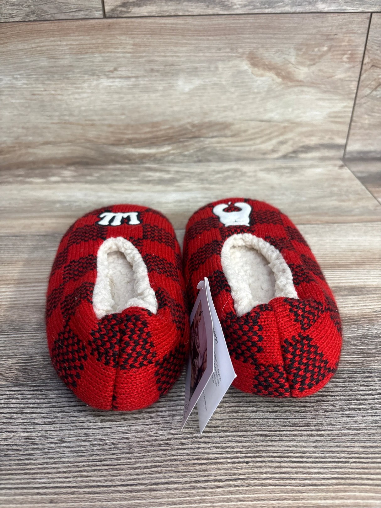 NEW Zizor Lil Bear Slippers Red sz 2-3Y