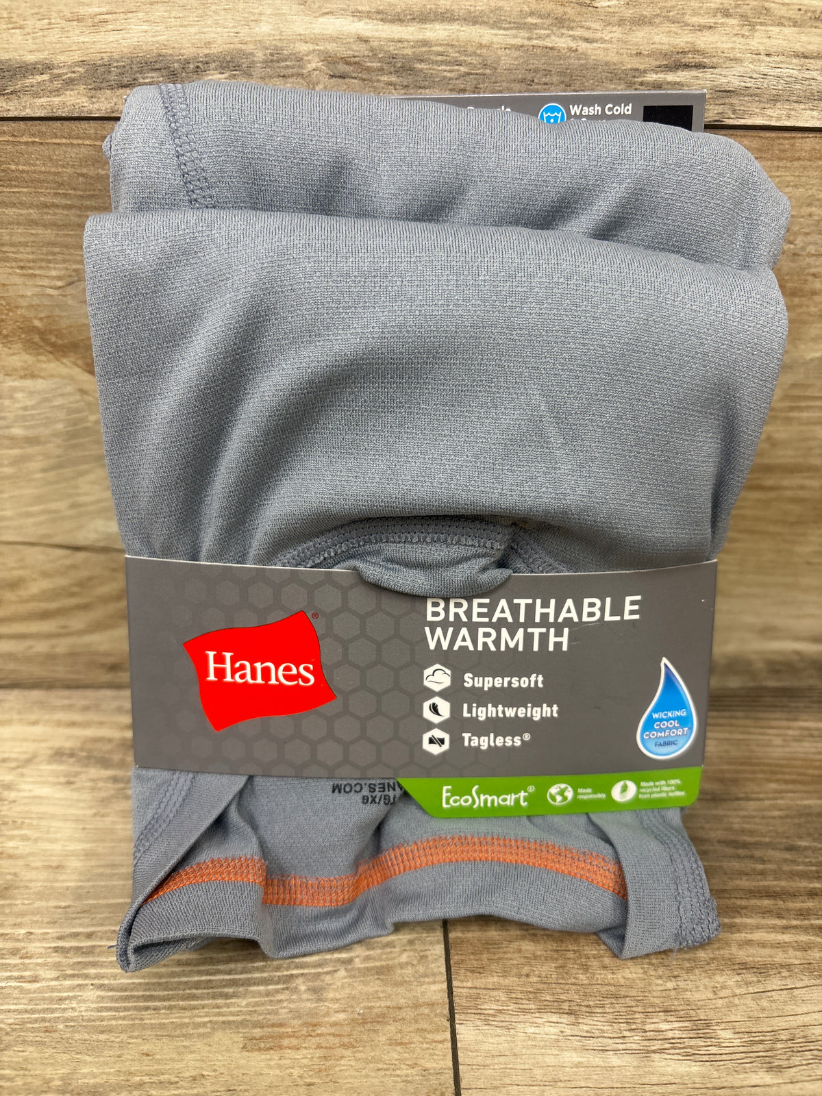 NEW Hanes 2pc Tagless Crew & Pant Set Grey sz XL (18-20)