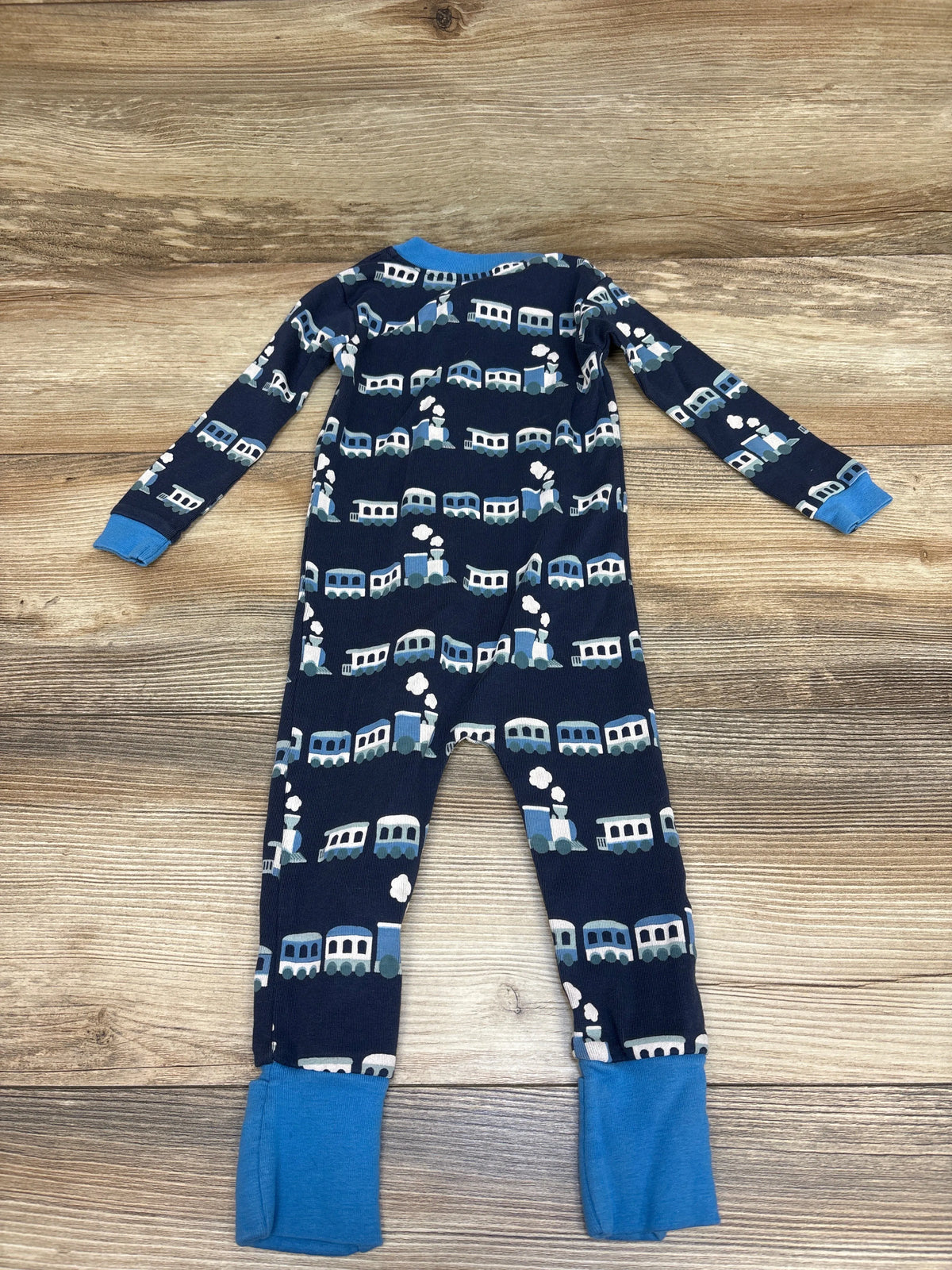 M + A by Monica + Andy Train Convertible Sleeper Blue sz 9-12m