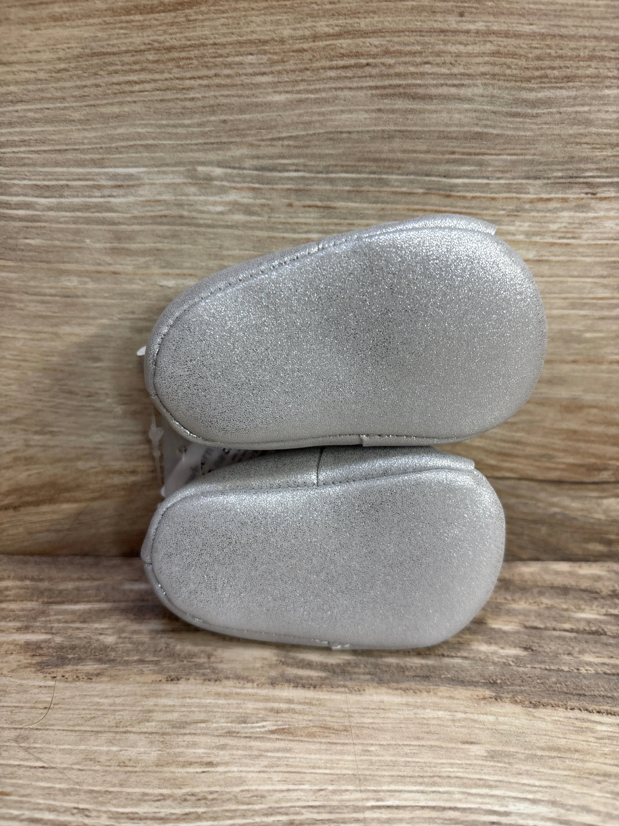 NEW Child of Mine Bow Soft Sole Shoes Grey sz 0/1c