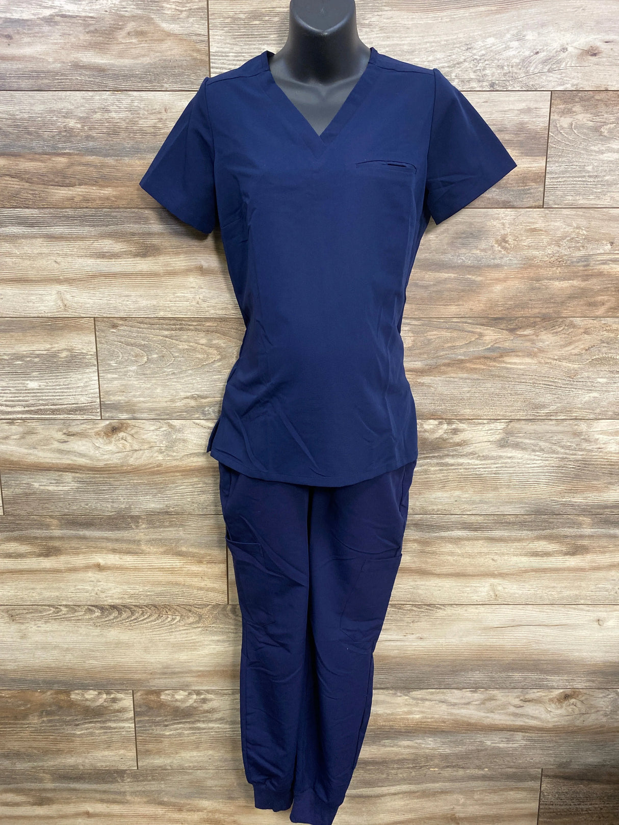 Mandala 2pc Scrub Tops & Jogger Pants Navy sz XS - Me n Mommy To Be