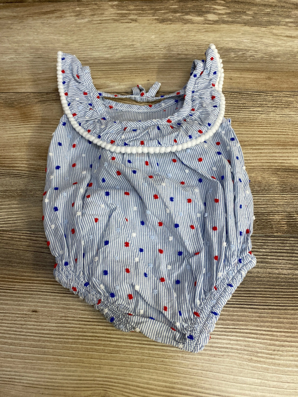 Cat & Jack Striped Romper Blue sz 0-3m - Me n Mommy To Be