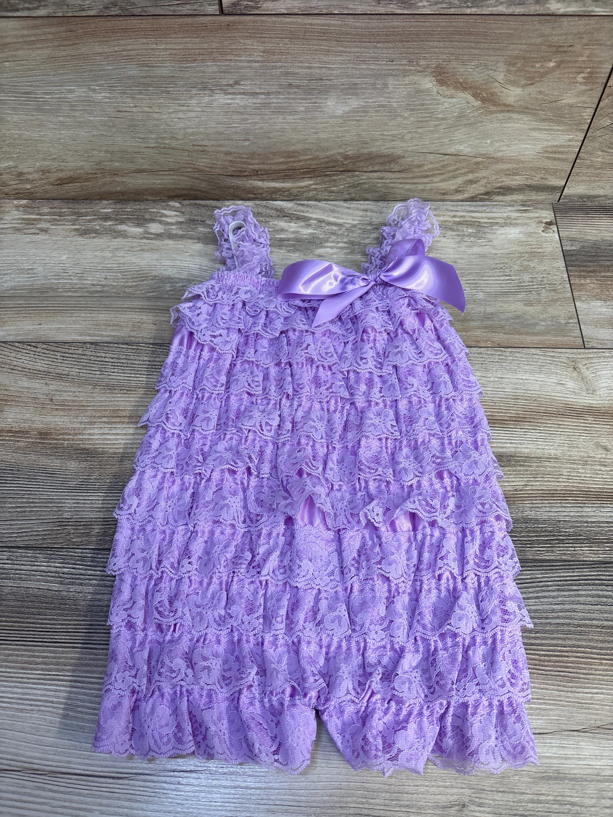 Cutie Baby Boutique Lace Romper Purple sz 12-18m