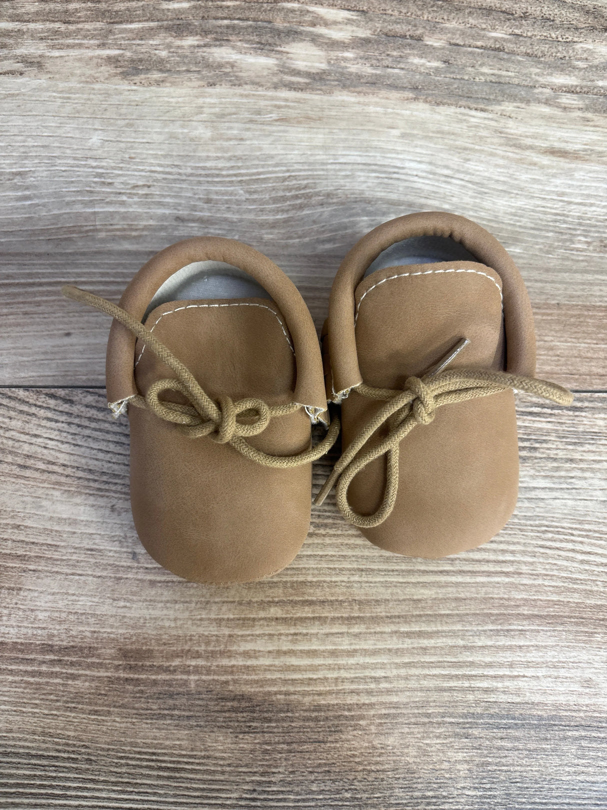 Soft Sole Baby Crib Shoes Tan sz 1c - Me n Mommy To Be